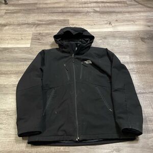 The North Face Men's Black Hooded Softshell Jacket